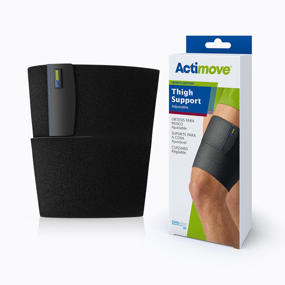 Actimove Sport Thigh Wrap Black - Universal